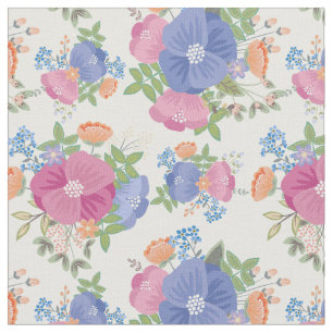Pink Lila Pastell-Muster Stoff