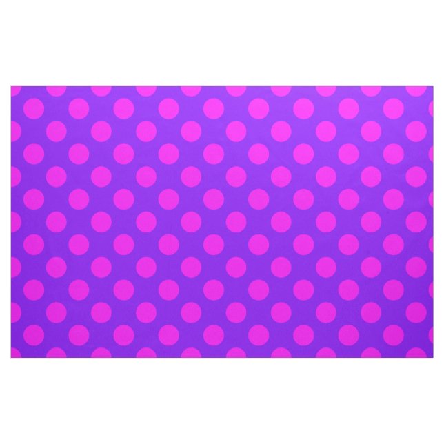Pink&Lila Polka Dots Design Stoff (Fat Quarter (45,7 x 55,9 cm))