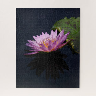 Pink Lila Wasserlilie Jigsaw Puzzle