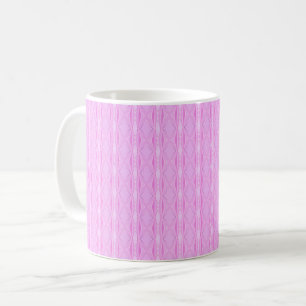 Pink Lilac und Magenta Diamond Geometrisches Muste Kaffeetasse