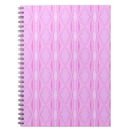 Pink Lilac und Magenta Diamond Geometrisches Muste Notizblock