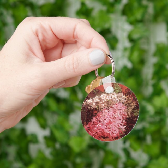 Pink Lilacs von Vincent van Gogh, Still Life Blume Schlüsselanhänger (Hand)