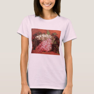 Pink Lilacs von Vincent van Gogh, Still Life Blume T-Shirt