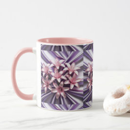 Pink Lilies Combo Tasse