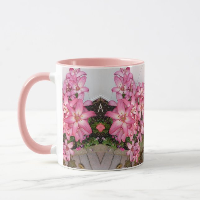 Pink Lilly Tasse (Links)