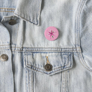 Pink Lily Blume Blumengarten Party Spring Lilie Button