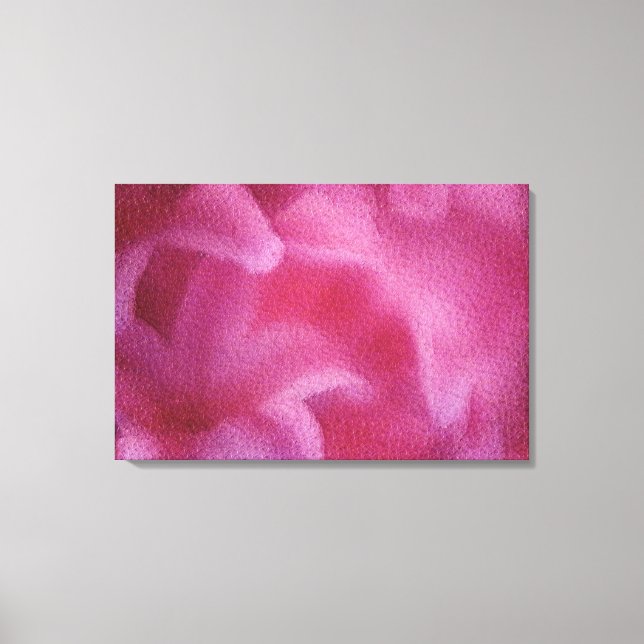 Pink Lily Blume Malerei Kunst - Leinwand (Vorderseite)