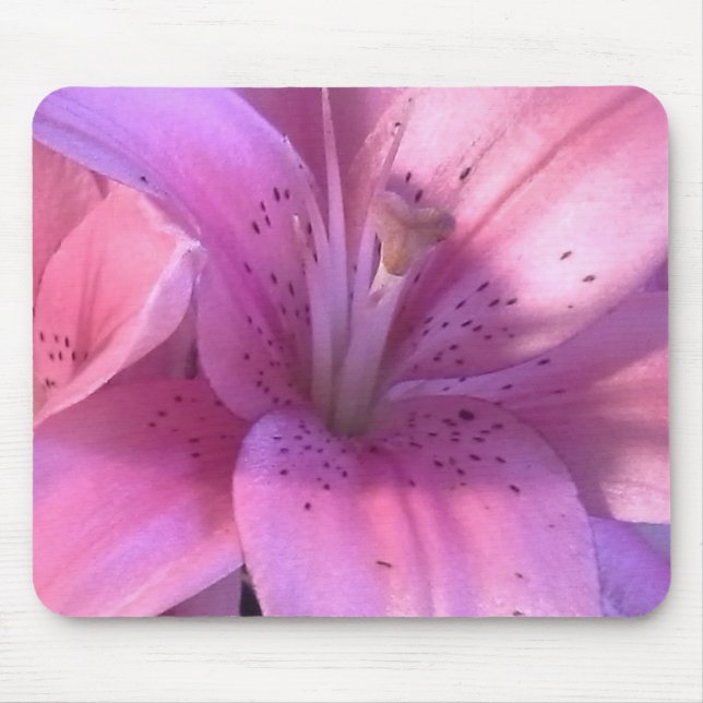 Pink Lily Mouse Pad Mousepad (Vorne)
