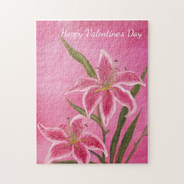 Pink Lily Puzzle (Vertikal)