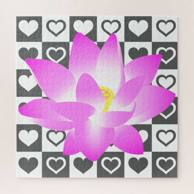 Pink Lily Puzzle (Vertikal)