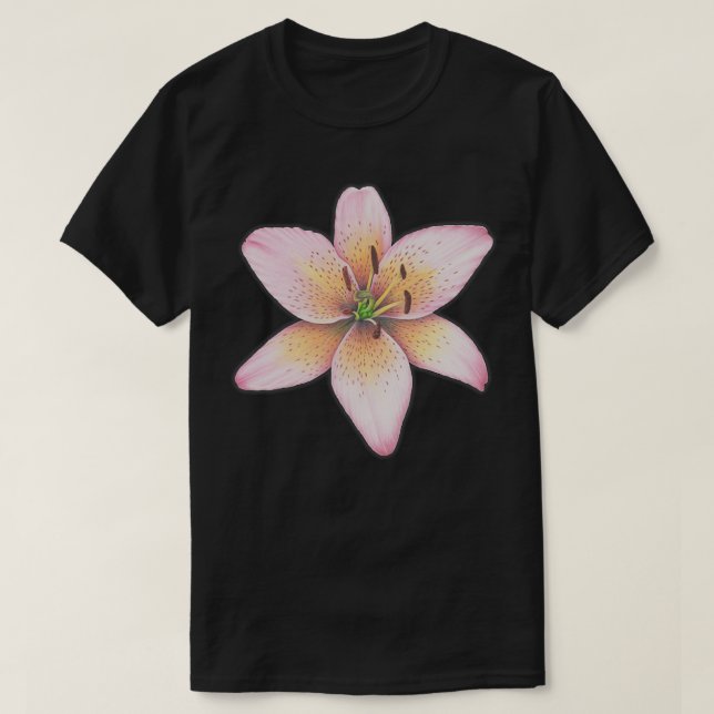 Pink Lily T-Shirt (Design vorne)