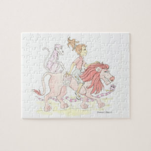 Pink Lion und Pink Animals Puzzle