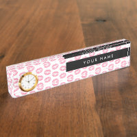 Pink Lips, Kiss, Lipstick, Ihr Name, Personalisier
