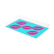 "Pink Lips Vanity Tray - Stilvolle und spielerisch