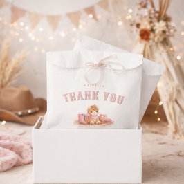 Pink Little Cowgirl Western Girl Baby Shower  Geschenktütchen
