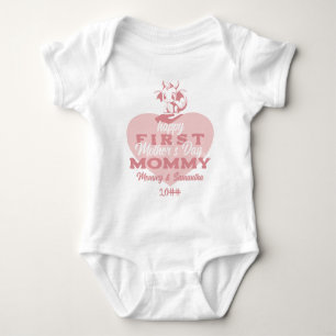 Pink Little Dragon Baby Dragon First Mother Day Strampler