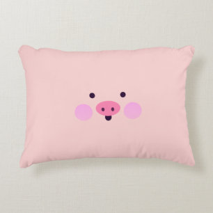 Pink Little Piggy Kissen