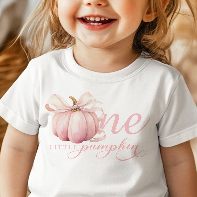 Pink Little Pumpkin 1. Geburtstag Shirt (Von Creator hochgeladen)