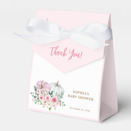 Pink Little Pumpkin Baby Dusche Danke Geschenkschachtel