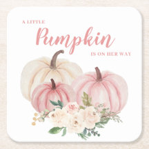 Pink Little Pumpkin Baby Dusche
