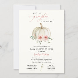 Pink Little Pumpkin Baby Dusche von Mail Einladung