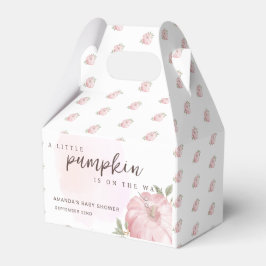 Pink Little Pumpkin Herbst Babydusche Geschenkschachtel