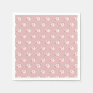 Pink Little Pumpkin Pattern Fall Baby Dusche Serviette