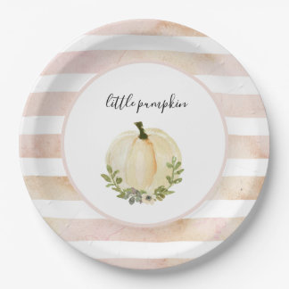 Pink Little Pumpkin Teller Rustic Fall Baby Dusche