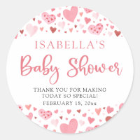 Pink Little Sweetheart Valentine's Day Babydusche