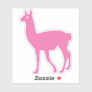 Pink Llama Aufkleber