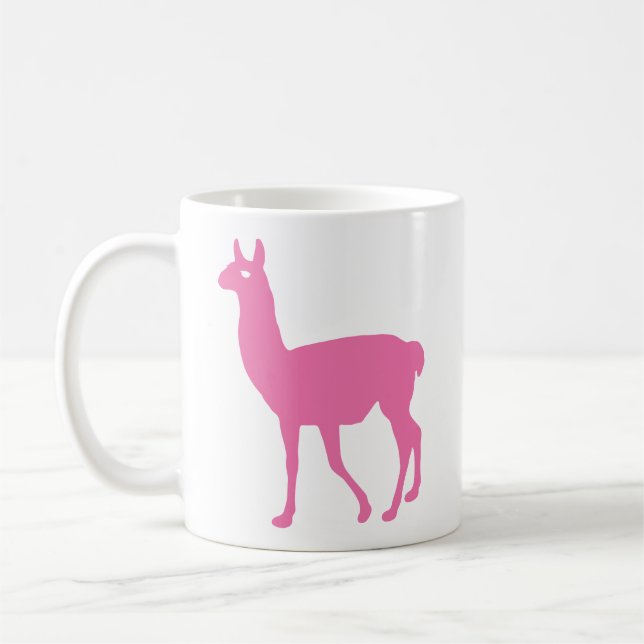Pink Llama Kaffeetasse (Links)