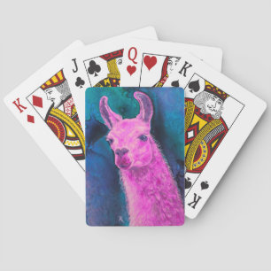 Pink Llama Playing Cards Spielkarten