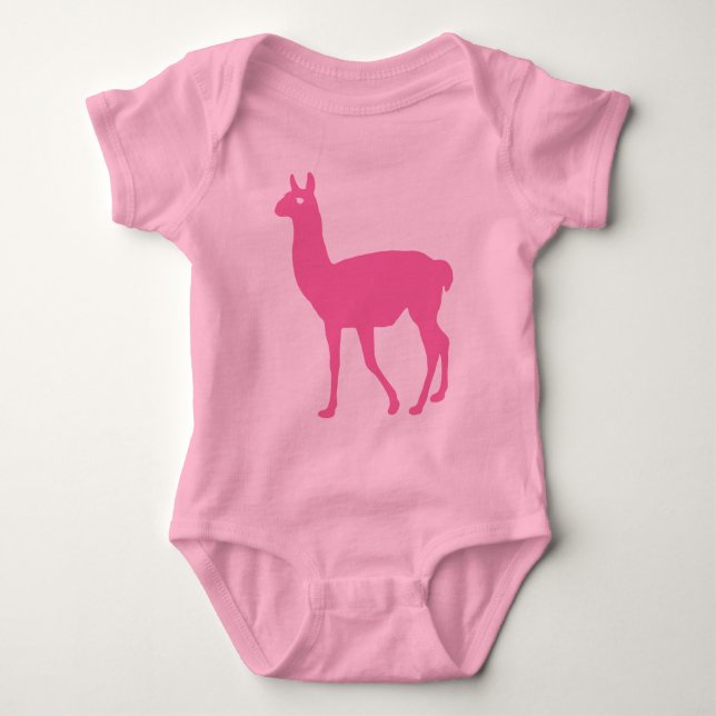 Pink Llama T - Shirt (Vorderseite)