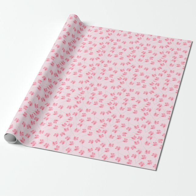 Pink Lollipop Wrapping Paper Geschenkpapier (Ungerollt)