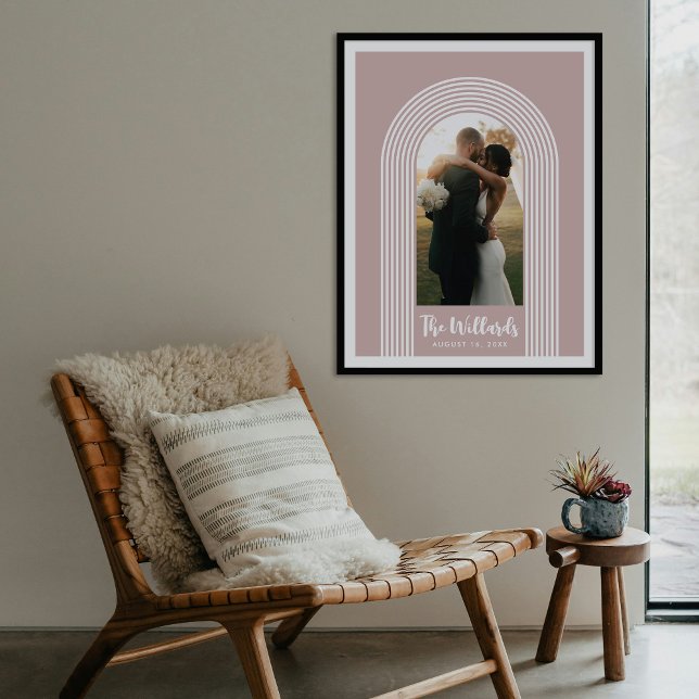 Pink Lombard Lines Arch Custom Photo Art Print Poster (Von Creator hochgeladen)