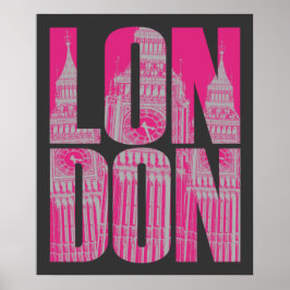 Pink London Poster