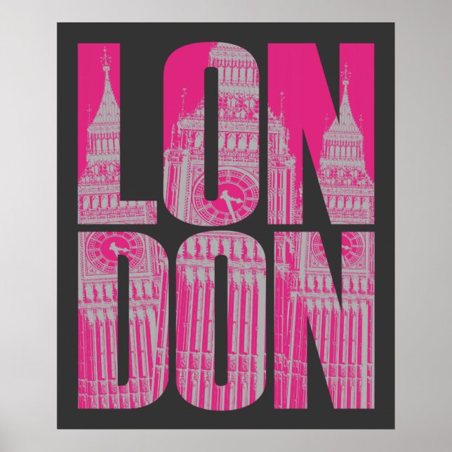 Pink London Poster (Vorne)