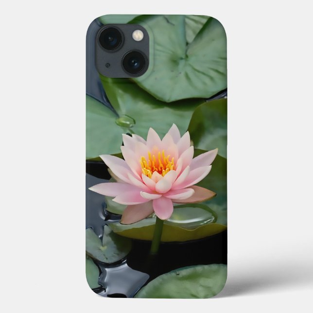 Pink Lotus Blume Zen Garden Case-Mate iPhone Hülle (Rückseite)