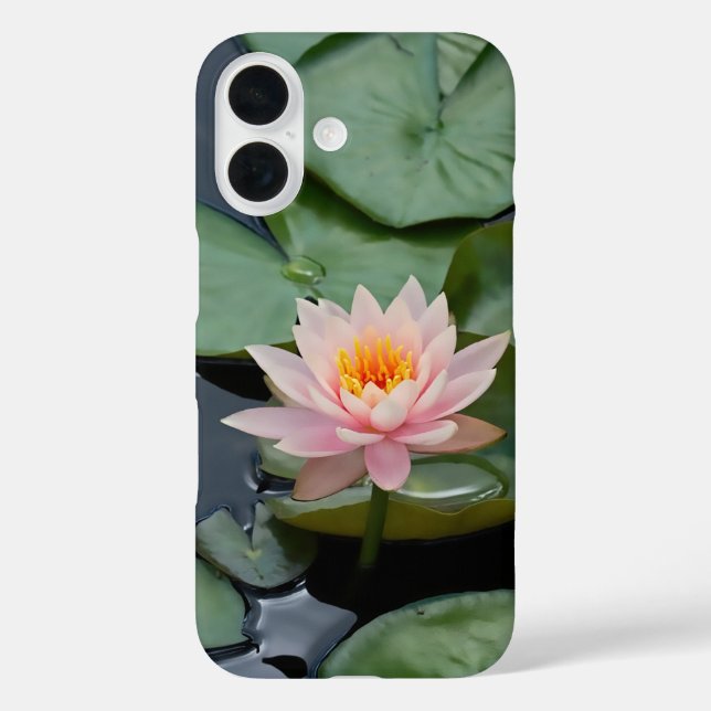 Pink Lotus Blume Zen Garden Case-Mate iPhone Hülle (Rückseite)
