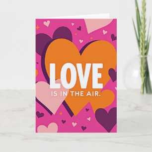 Pink Love Is In The Air Karte