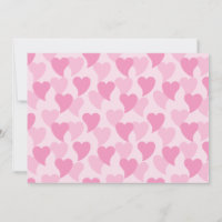 Pink Lovely Hearts Nahtloses Muster