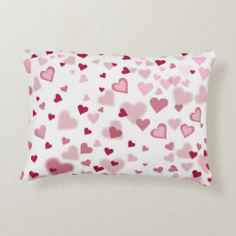  Pink Lovely Hearts Pattern  Dekokissen
