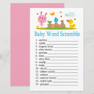 Pink-lustiges Kaninchen Kinderspiel