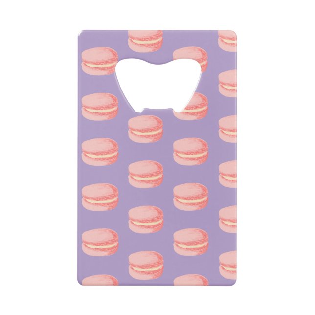 Pink Macaroons Geldbeutel Flaschenöffner (Vorderseite)