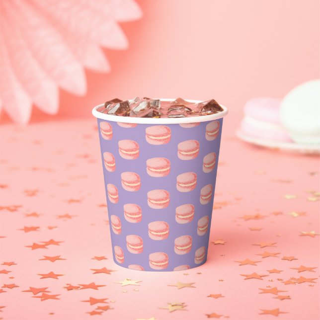 Pink Macaroons Pappbecher (Insitu)