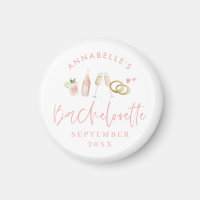 Pink mädchengrün-modern Champagner Bachelorette st