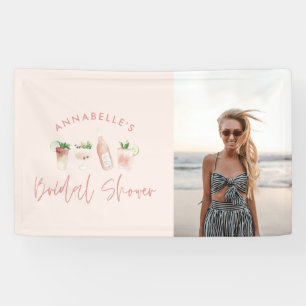 Pink mädchenhafte Drinks Junggeselinnen-Abschied F Banner
