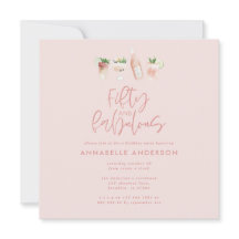 Pink mädchenhafte Wasserfarbe 50 und fabelhafter G