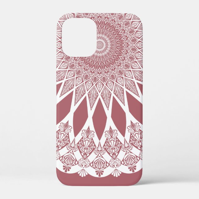 Pink Madder Tristyns Mandala Case-Mate iPhone Hülle (Rückseite)
