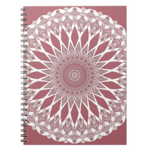 Pink Madder Tristyns Mandala Notizblock